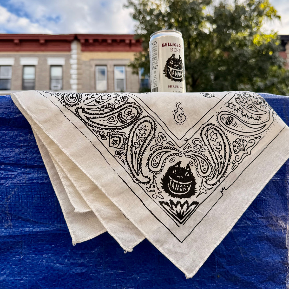 Hand Drawn Bandana