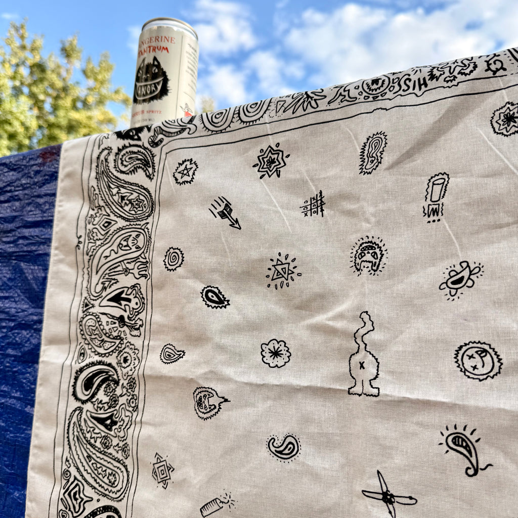 Hand Drawn Bandana