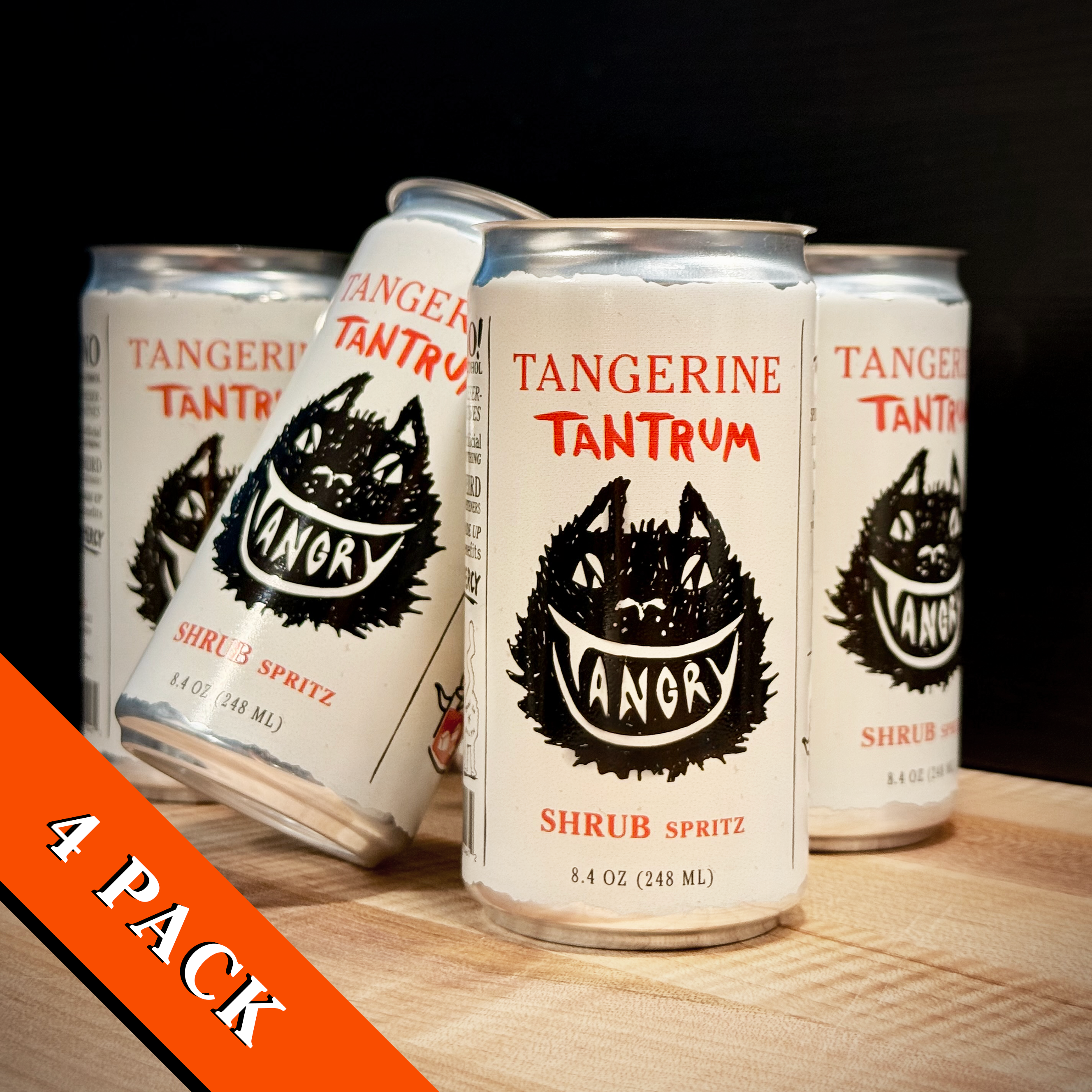 Tangerine Tantrum | Pack of 4
